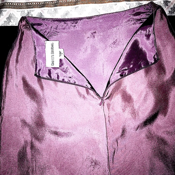 (NWOT) David’s Bridal 2-Piece Maid of Honor Gown - Picture 5 of 10